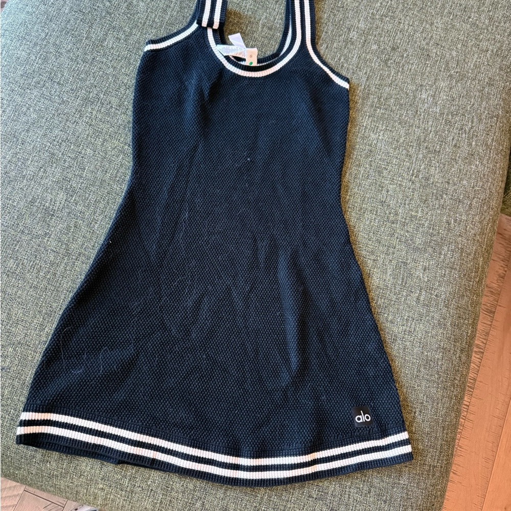 Alo Black and White Dress